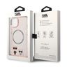 Karl Lagerfeld KLHMP14MHKCP iPhone 14 Plus / 15 Plus 6,7" hardcase różowy/pink Karl & Choupette Aluminium Magsafe na NearMe.pl