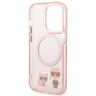Karl Lagerfeld KLHMP14XHKCP iPhone 14Pro Max 6,7" hardcase różowy/pink Karl & Choupette Aluminium Magsafe na NearMe.pl