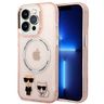 Karl Lagerfeld KLHMP14XHKCP iPhone 14Pro Max 6,7" hardcase różowy/pink Karl & Choupette Aluminium Magsafe na NearMe.pl