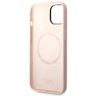 Karl Lagerfeld KLHMP14SSLKHLP iPhone 14 / 15 / 13 6,1" hardcase jasnoróżowy/light pink Silicone Karl`s Head Magsafe na NearMe.pl