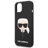 Karl Lagerfeld KLHMP14MSLKHBK iPhone 14 Plus / 15 Plus 6,7" hardcase czarny/black Silicone Karl`s Head Magsafe na NearMe.pl