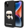 Karl Lagerfeld KLHMP14MSLKHBK iPhone 14 Plus / 15 Plus 6,7" hardcase czarny/black Silicone Karl`s Head Magsafe na NearMe.pl