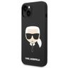 Karl Lagerfeld KLHMP14MSLKHBK iPhone 14 Plus / 15 Plus 6,7" hardcase czarny/black Silicone Karl`s Head Magsafe na NearMe.pl