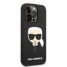 Karl Lagerfeld KLHMP14LSLKHBK iPhone 14 Pro 6,1" hardcase czarny/black Silicone Karl`s Head Magsafe na NearMe.pl