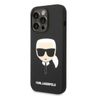 Karl Lagerfeld KLHMP14LSLKHBK iPhone 14 Pro 6,1" hardcase czarny/black Silicone Karl`s Head Magsafe na NearMe.pl