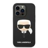 Karl Lagerfeld KLHMP14LSLKHBK iPhone 14 Pro 6,1" hardcase czarny/black Silicone Karl`s Head Magsafe na NearMe.pl