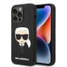 Karl Lagerfeld KLHMP14XSLKHBK iPhone 14 Pro Max 6,7" hardcase czarny/black Silicone Karl`s Head Magsafe na NearMe.pl