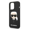 Karl Lagerfeld KLHMP14XSLKHBK iPhone 14 Pro Max 6,7" hardcase czarny/black Silicone Karl`s Head Magsafe na NearMe.pl