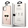 Karl Lagerfeld KLHMP14MSLKHLP iPhone 14 Plus / 15 Plus 6,7" hardcase jasnoróżowy/light pink Silicone Karl`s Head Magsafe na NearMe.pl
