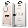 Karl Lagerfeld KLHMP14LSLKHLP iPhone 14 Pro 6,1" hardcase jasnoróżowy/light pink Silicone Karl`s Head Magsafe na NearMe.pl
