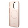 Karl Lagerfeld KLHMP14XSLKHLP iPhone 14 Pro Max 6,7" hardcase jasnoróżowy/light pink Silicone Karl`s Head Magsafe na NearMe.pl
