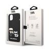 Karl Lagerfeld KLHMP14SSSKCK iPhone 14/ 15 / 13 6,1" hardcase czarny/black Liquid Silicone Karl & Choupette Magsafe na NearMe.pl
