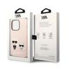 Karl Lagerfeld KLHMP14LSSKCI iPhone 14 Pro 6,1" hardcase jasnoróżowy/light pink Silicone Karl & Choupette Magsafe na NearMe.pl