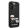 Karl Lagerfeld KLHMP14XSSKCK iPhone 14Pro Max 6,7" hardcase czarny/black Liquid Silicone Karl & Choupette Magsafe na NearMe.pl