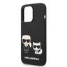 Karl Lagerfeld KLHMP14XSSKCK iPhone 14Pro Max 6,7" hardcase czarny/black Liquid Silicone Karl & Choupette Magsafe na NearMe.pl