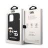 Karl Lagerfeld KLHMP14XSSKCK iPhone 14Pro Max 6,7" hardcase czarny/black Liquid Silicone Karl & Choupette Magsafe na NearMe.pl