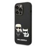 Karl Lagerfeld KLHMP14XSSKCK iPhone 14Pro Max 6,7" hardcase czarny/black Liquid Silicone Karl & Choupette Magsafe na NearMe.pl