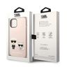 Karl Lagerfeld KLHMP14SSSKCI iPhone 14 / 15 / 13 6,1" hardcase jasnoróżowy/light pink Silicone Karl & Choupette Magsafe na NearMe.pl