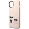 Karl Lagerfeld KLHMP14MSSKCI iPhone 14 Plus / 15 Plus 6,7" hardcase jasnoróżowy/light pink Silicone Karl & Choupette Magsafe na NearMe.pl