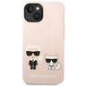 Karl Lagerfeld KLHMP14MSSKCI iPhone 14 Plus / 15 Plus 6,7" hardcase jasnoróżowy/light pink Silicone Karl & Choupette Magsafe na NearMe.pl