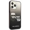 Karl Lagerfeld KLHCP13LTGKCK iPhone 13 Pro / 13 6,1" hardcase czarny/black Gradient Ikonik Karl & Choupette na NearMe.pl