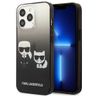 Karl Lagerfeld KLHCP13LTGKCK iPhone 13 Pro / 13 6,1" hardcase czarny/black Gradient Ikonik Karl & Choupette na NearMe.pl