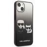 Karl Lagerfeld KLHCP13STGKCK iPhone 13 mini 5,4" hardcase czarny/black Gradient Ikonik Karl & Choupette na NearMe.pl