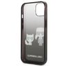 Karl Lagerfeld KLHCP13STGKCK iPhone 13 mini 5,4" hardcase czarny/black Gradient Ikonik Karl & Choupette na NearMe.pl