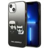 Karl Lagerfeld KLHCP13STGKCK iPhone 13 mini 5,4" hardcase czarny/black Gradient Ikonik Karl & Choupette na NearMe.pl