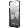 Karl Lagerfeld KLHCP13MTGKCK iPhone 13/ 14 / 15 6,1" hardcase czarny/black Gradient Ikonik Karl & Choupette na NearMe.pl