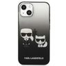 Karl Lagerfeld KLHCP13MTGKCK iPhone 13/ 14 / 15 6,1" hardcase czarny/black Gradient Ikonik Karl & Choupette na NearMe.pl