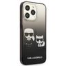 Karl Lagerfeld KLHCP13XTGKCK iPhone 13Pro Max 6,7" hardcase czarny/black Gradient Ikonik Karl & Choupette na NearMe.pl
