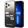 Karl Lagerfeld KLHCP13XTGKCK iPhone 13Pro Max 6,7" hardcase czarny/black Gradient Ikonik Karl & Choupette na NearMe.pl