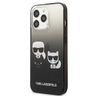 Karl Lagerfeld KLHCP13XTGKCK iPhone 13Pro Max 6,7" hardcase czarny/black Gradient Ikonik Karl & Choupette na NearMe.pl