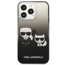Karl Lagerfeld KLHCP13XTGKCK iPhone 13Pro Max 6,7" hardcase czarny/black Gradient Ikonik Karl & Choupette na NearMe.pl