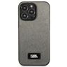 Karl Lagerfeld KLHCP13LSFMP2DG iPhone 13Pro / 13 6,1" hardcase srebrny/silver Saffiano Plaque na NearMe.pl