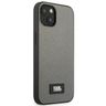 Karl Lagerfeld KLHCP13MSFMP2DG iPhone 13/ 14 / 15 6,1" hardcase srebrny/silver Saffiano Plaque na NearMe.pl