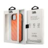 Karl Lagerfeld KLHCP13SPTLO iPhone 13 mini 5,4" hardcase pomarańczowy/orange Perforated Allover na NearMe.pl