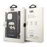 Karl Lagerfeld KLHCP13LCMNIPK iPhone 13 Pro / 13 6,1" hardcase czarny/black Leather Monogram Patch and Cord Iconik na NearMe.pl
