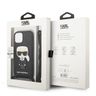 Karl Lagerfeld KLHCP13SCMNIPK iPhone 13 mini 5,4" hardcase czarny/black Leather Monogram Patch and Cord Iconik na NearMe.pl