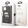 Karl Lagerfeld KLHCP13MCMNIPK iPhone 13/ 14 / 15 6,1" hardcase czarny/black Leather Monogram Patch and Cord Iconik na NearMe.pl