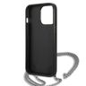 Karl Lagerfeld KLHCP13LPMK iPhone 13 Pro / 13 6,1" hardcase czarny/black Leather Textured and Chain na NearMe.pl