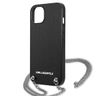 Karl Lagerfeld KLHCP13SPMK iPhone 13 mini 5,4" hardcase czarny/black Leather Textured and Chain na NearMe.pl
