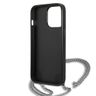 Karl Lagerfeld KLHCP13XPMK iPhone 13 Pro Max 6,7" hardcase czarny/black Leather Textured and Chain na NearMe.pl