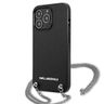 Karl Lagerfeld KLHCP13XPMK iPhone 13 Pro Max 6,7" hardcase czarny/black Leather Textured and Chain na NearMe.pl