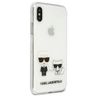 Karl Lagerfeld KLHCI65CKTR iPhone Xs Maxhardcase Transparent Karl & Choupette na NearMe.pl