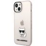 Karl Lagerfeld KLHCP14SCTTRI iPhone 14 / 15 / 13 6,1" hardcase różowy/pink Transparent Choupette Body na NearMe.pl