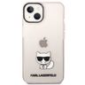 Karl Lagerfeld KLHCP14SCTTRI iPhone 14 / 15 / 13 6,1" hardcase różowy/pink Transparent Choupette Body na NearMe.pl