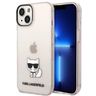 Karl Lagerfeld KLHCP14MCTTRI iPhone 14 Plus / 15 Plus 6,7" hardcase różowy/pink Transparent Choupette Body na NearMe.pl