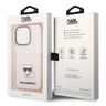 Karl Lagerfeld KLHCP14XCTTRI iPhone 14 Pro Max 6,7" hardcase różowy/pink Transparent Choupette Body na NearMe.pl